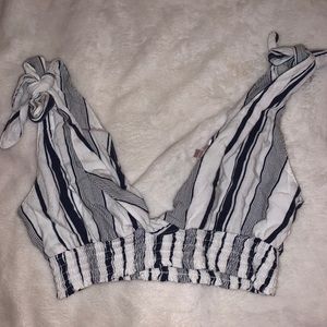 Striped crop top